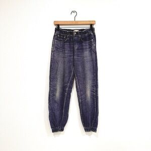 rag & bone women’s Miramar Terry cloth joggers distressed look denim look